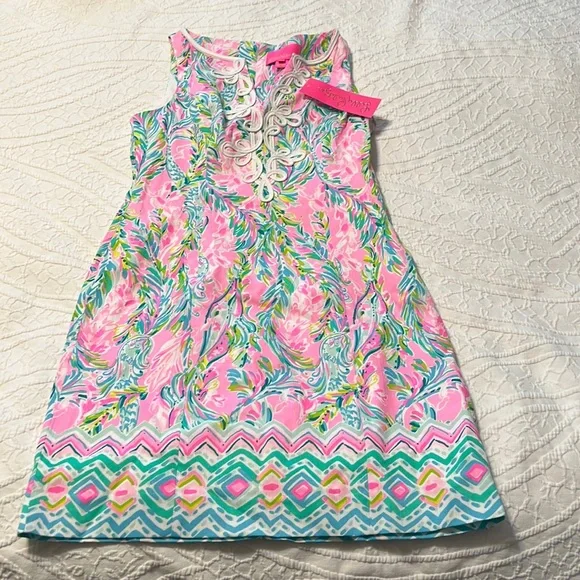 Lilly Pulitzer size 00 dress for summer Gabby stretch shift style NWT - Picture 1 of 7